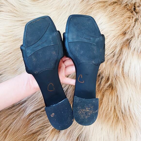 Marc Fisher Women's Casper Lattice Weave Dress Sandals - Picture 5 of 5